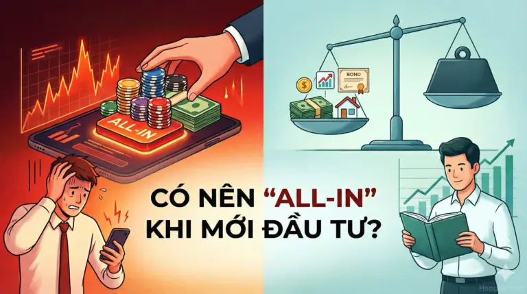 Có nên “All-in” khi mới đầu tư? Góc nhìn từ sự bình tâm và khoa học