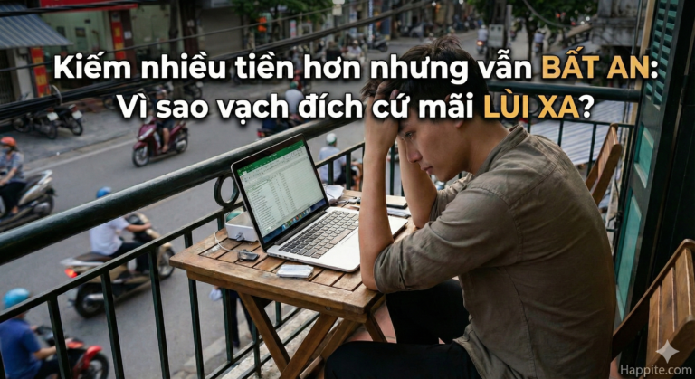 Kiếm nhiều tiền hơn nhưng vẫn bất an: Vì sao vạch đích cứ mãi lùi xa?
