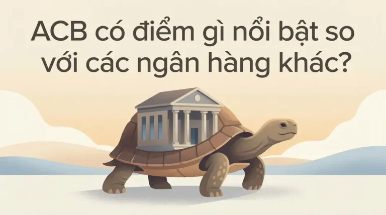 ACB có điểm gì nổi bật so với các ngân hàng khác?
