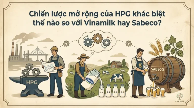 Chiến lược mở rộng của HPG khác biệt thế nào so với Vinamilk hay Sabeco?