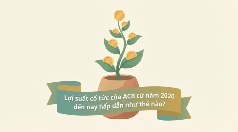 Lợi suất cổ tức của ACB từ năm 2020 đến nay hấp dẫn như thế nào?