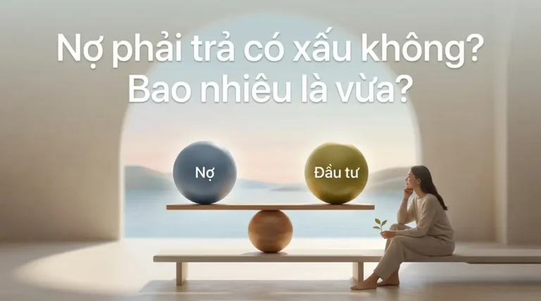 Nợ phải trả có xấu không? Bao nhiêu là vừa?