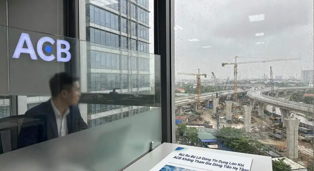 Ngân hàng ACB có thể đối mặt với rủi ro bỏ lỡ dòng tín dụng vào hạ tầng.