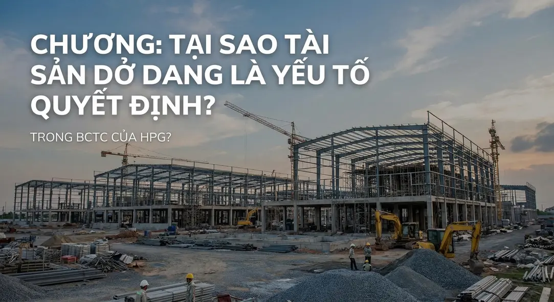 Công trường xây dựng nhà máy của Hòa Phát.