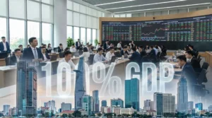 Mục tiêu vốn hóa chứng khoán bằng 100% GDP là gì? Giải thích dễ hiểu cho người mới
