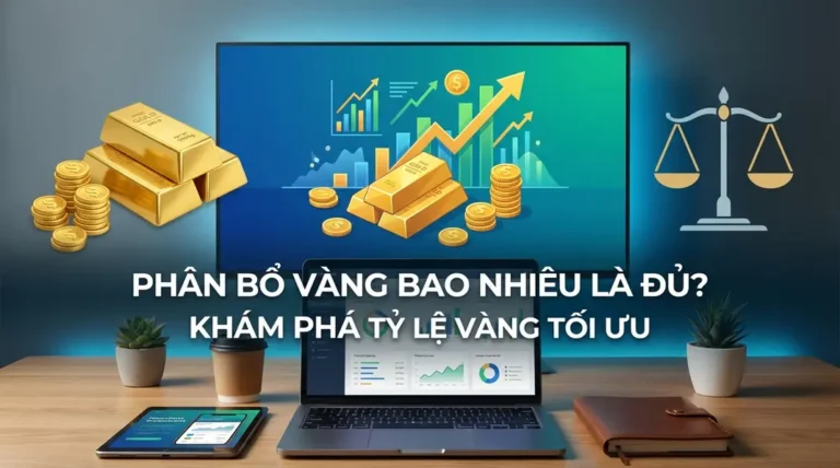 Phân bổ vàng bao nhiêu là đủ để danh mục vừa an toàn vừa hiệu quả?
