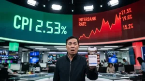 Lãi suất liên ngân hàng nhảy lên hai con số, CPI rơi 2,53%: Đừng mừng vội, hệ thống đang “căng” thật