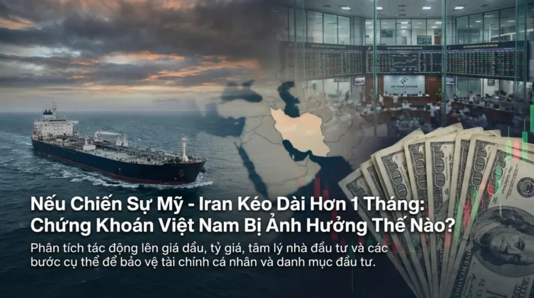 Nếu Chiến Sự Mỹ – Iran Kéo Dài Hơn 01 Tháng: Chứng Khoán Việt Nam Bị Ảnh Hưởng Thế Nào?