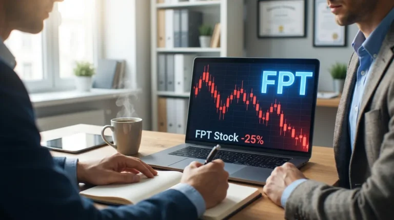 Nên làm gì khi cổ phiếu FPT rớt giá 20-30%? Phân tích định giá năm 2026