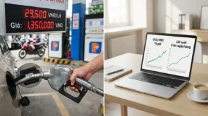 Giá xăng vọt lên vì dầu 100 USD+: điều đáng sợ không phải CPI, mà là tỷ giá và lãi suất