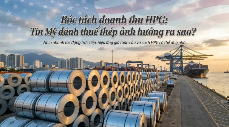 Bóc tách doanh thu HPG: Tin Mỹ đánh thuế thép ảnh hưởng ra sao?