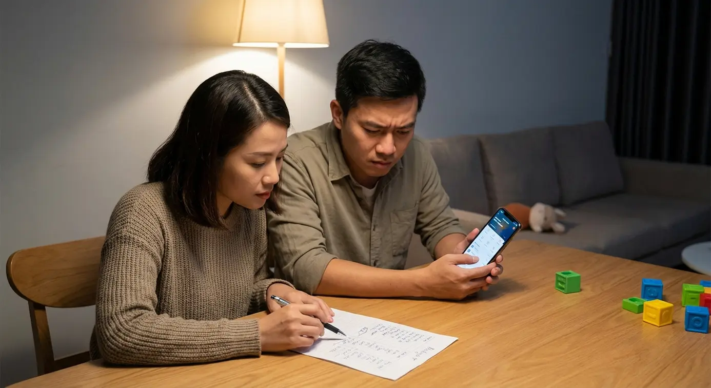 30–40 tuổi: tiền bạc cần một hệ thống đơn giản để cả nhà bớt căng thẳng.