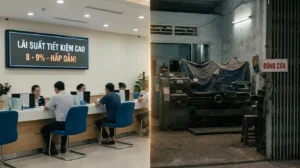 Lãi tiết kiệm 9%: Nghe “ngon” vậy, sao lại là tín hiệu nền kinh tế đang mệt?