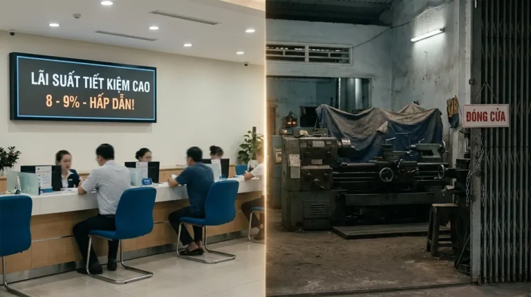 Lãi tiết kiệm 9%: Nghe “ngon” vậy, sao lại là tín hiệu nền kinh tế đang mệt?