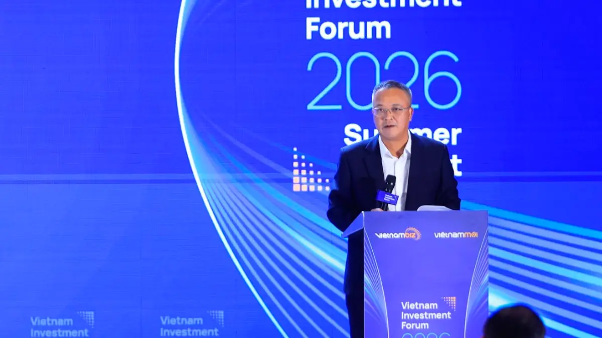 Phó Chủ tịch UBCKNN Bùi Hoàng Hải phát biểu tại Vietnam Investment Forum 2026