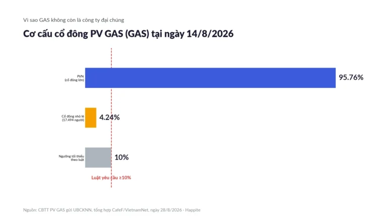 PV GAS (GAS) Mất Tư Cách Công Ty Đại Chúng: Nhà Đầu Tư VN30 Cần Biết Gì?