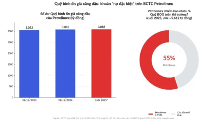 Quỹ bình ổn giá xăng dầu là gì? Vì sao nó nằm trên BCTC Petrolimex