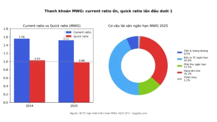 Chỉ số thanh khoản là gì? Đọc qua BCTC thật của MWG