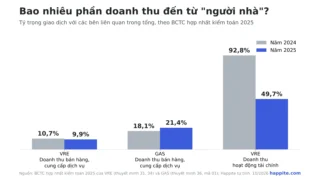 Doanh thu từ bên liên quan là gì? Đọc BCTC VRE và GAS