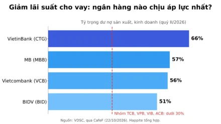 NHNN Giảm Lãi Suất: Ngân Hàng VN30 Nào Chịu Áp Lực NIM?