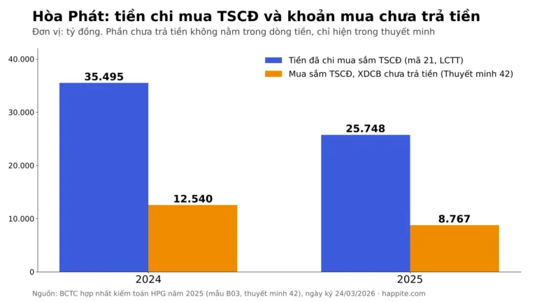 Giao dịch không bằng tiền là gì? Đọc qua BCTC Hòa Phát