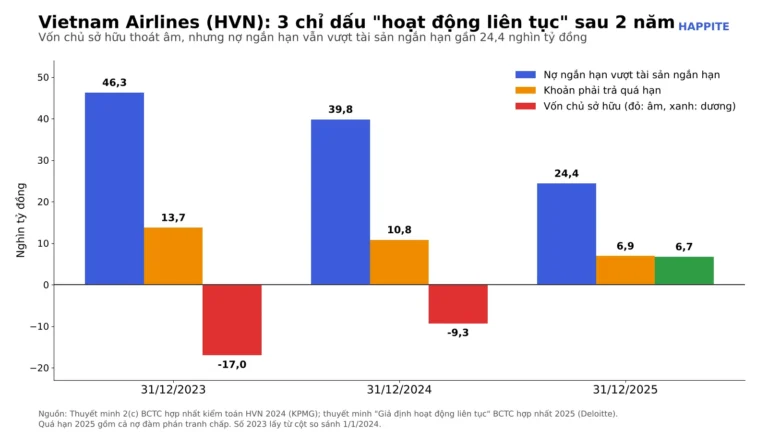 Hoạt động liên tục là gì? Đọc qua BCTC Vietnam Airlines
